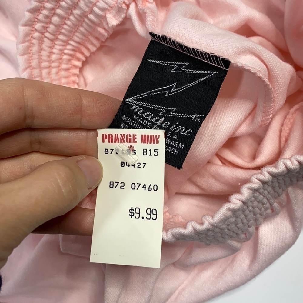 Prange Way Made INC Deadstock Pink Stretch High Waisted Shorts NWT Size Large - Picture 3 of 8